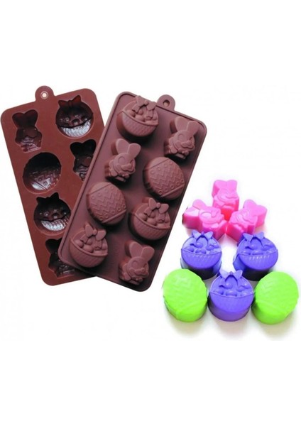 Silikon Çikolata Kalıbı Paskalya modelleri