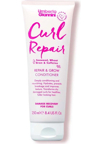 Curl Repair Grow Bukle Onarıcı Saç Uzatıcı Saç Kremi 250 ml