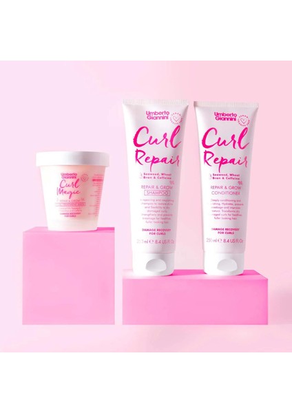 Curl Repair Grow Bukle Onarıcı Saç Uzatıcı Saç Kremi 250 ml