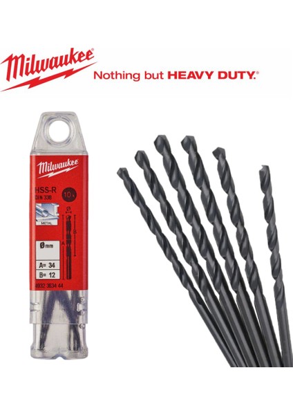 Metal Matkap Ucu Hss-R 8x 117 mm 10'lu T4932363514 Mılwaukee