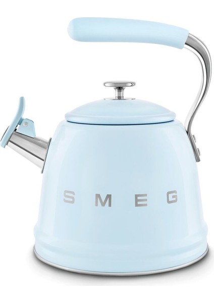 50's Style Set Üstü Düdüklü Kettle Pastel Mavi 2.3 Lt