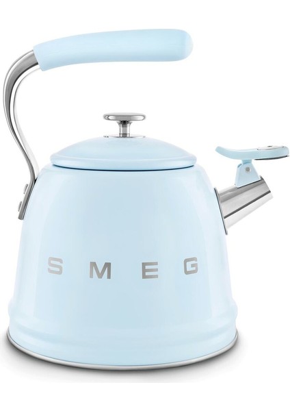 50's Style Set Üstü Düdüklü Kettle Pastel Mavi 2.3 Lt