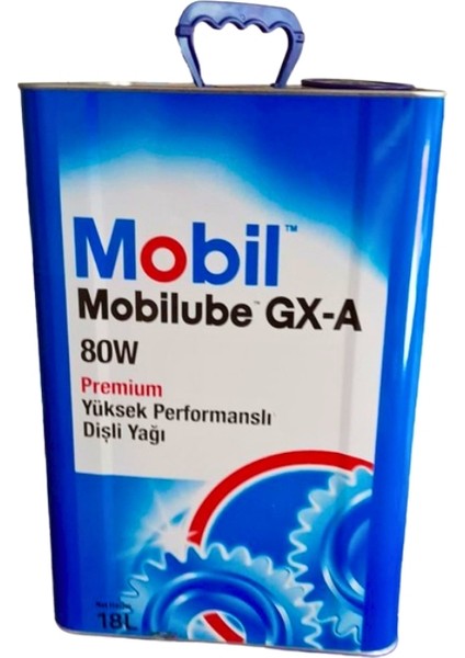 Mobilube Gx-A 80W Otomotiv Dişli Yağı - 18 Lt.