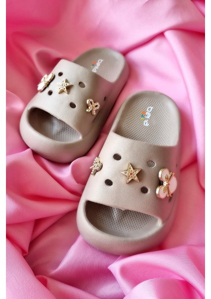 taş detay çocuk kalın taban ultra soft terlik E436 fiyatları