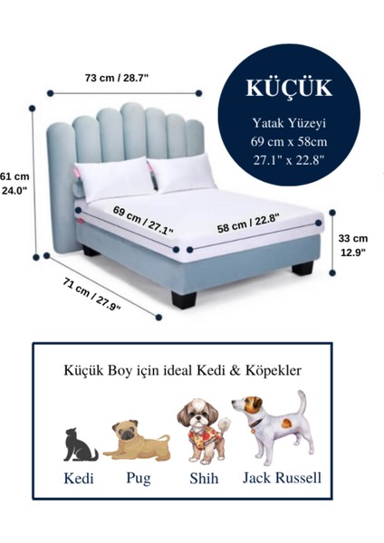Lüks Köpek ve Kedi Yatağı