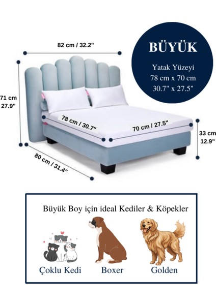 Lüks Köpek ve Kedi Yatağı
