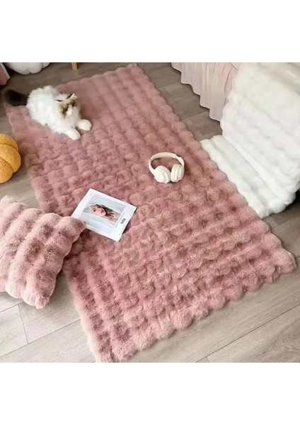 Kalın Tavşan Peluş Halı Kaymaz Tabanlı Çok Yumuşak fırsatları
