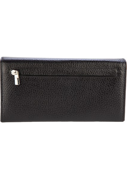 Deri Kadın Portföy Cüzdanı Siyah BC456-01 fiyatları