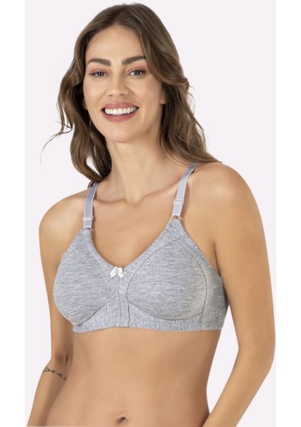 Nbb Klasik Balensiz Desteksiz Penye Sütyen (Beyaz, Siyah, Gri, Ten)