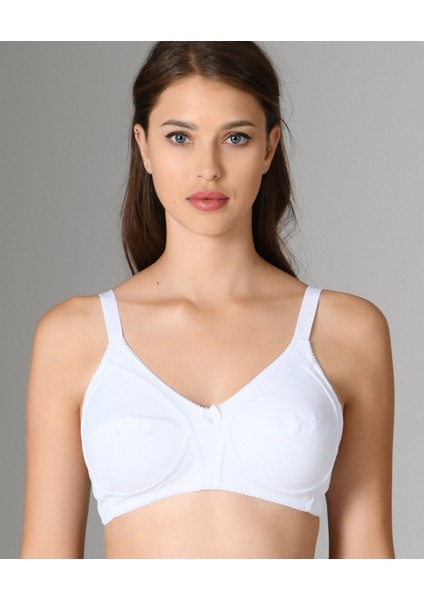 Nbb Klasik Toparlayıcı Balensiz Desteksiz Penye Micro Sütyen (Beyaz, Siyah,ten)