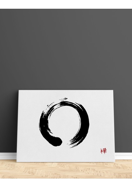 Enso Dairesi Kanvastablo - 70X50 cm