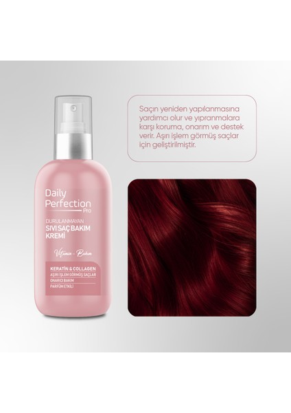 Onarıcı Bakım Keratin&collagen Içerikli Sıvı Saç Bakım Kremi 200 ml