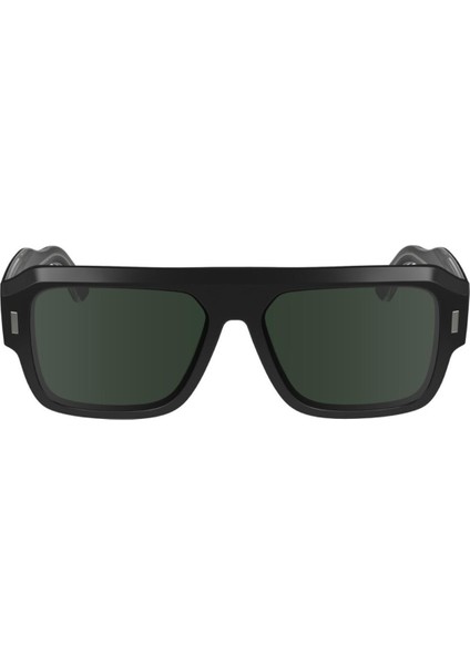 CK 24501 001 56 Kadın Kare Siyah Kemik Güneş Gözlüğü fiyatları