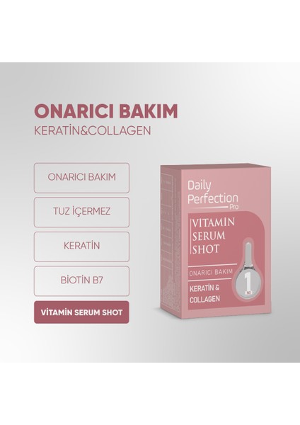 Vitamin Serum Shot No:1 Onarıcı Bakım 2 x 6 ml