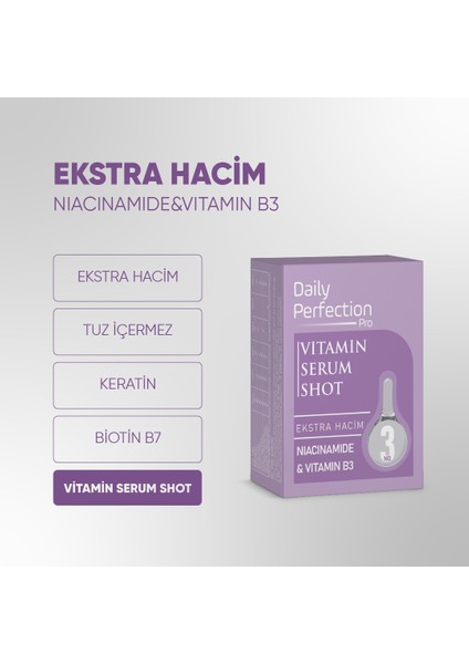 Vitamin Serum Shot No:3 Ekstra Hacim 2 x 6 ml