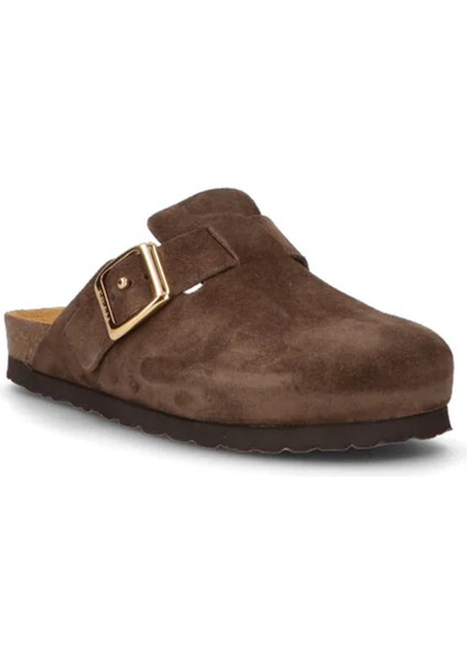 Kadın Terlik 17B5 Frau Suede-S T.moro (Dark Brown)