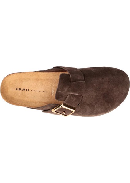 Kadın Terlik 17B5 Frau Suede-S T.moro (Dark Brown)