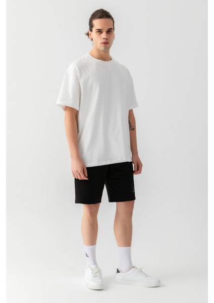 Strength Oversize Arkası Yazılı Tişört Beyaz modelleri