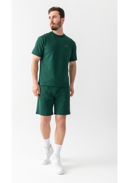 Essential Regular Fit Tişört Nefti Yeşili fiyatları