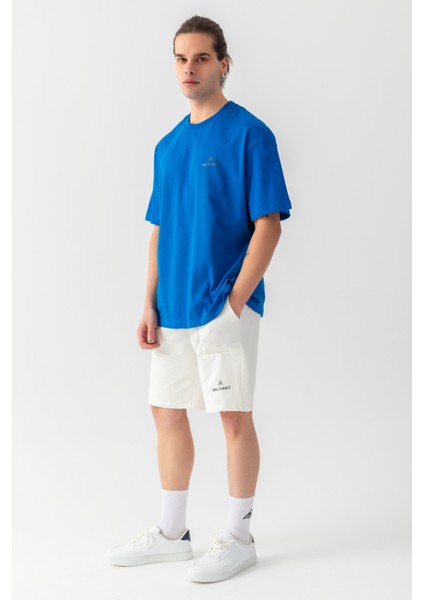 Essential Oversize Tişört Saks Mavi fiyatları