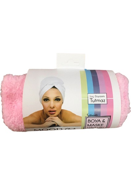 Boya Ve Maske Havlusu Açık Pembe