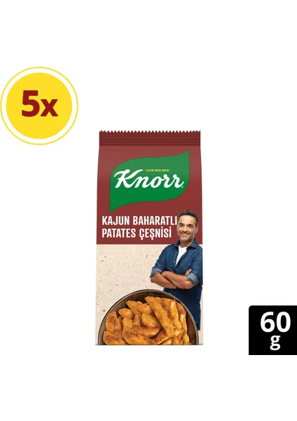 Kajun Baharatlı Patates Çeşnisi 60G X5 Adet