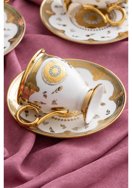 Zaira 6 Kişilik Kahve Fincanı Takımı - 90 ml