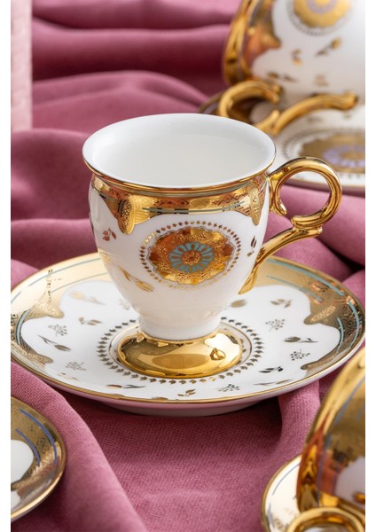 Zaira 6 Kişilik Kahve Fincanı Takımı - 90 ml