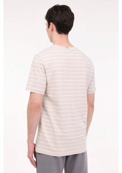 Ml Magnus 11Itl1073 4Fx Bej Erkek Kısa Kol T-Shirt