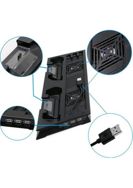 Ps4 Pro Çift Fanlı Dikey Soğutucu ve Kol Şarj Edici fiyatları