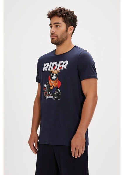 Fever Erkek Siyah T-Shirt 24.01.07.014-C01