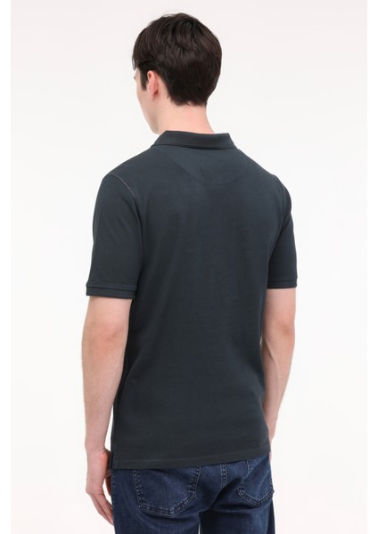M-Bs20 Bsc Polo T-Sh 4Fx Antrasit Erkek Kısa Kol T-Shirt