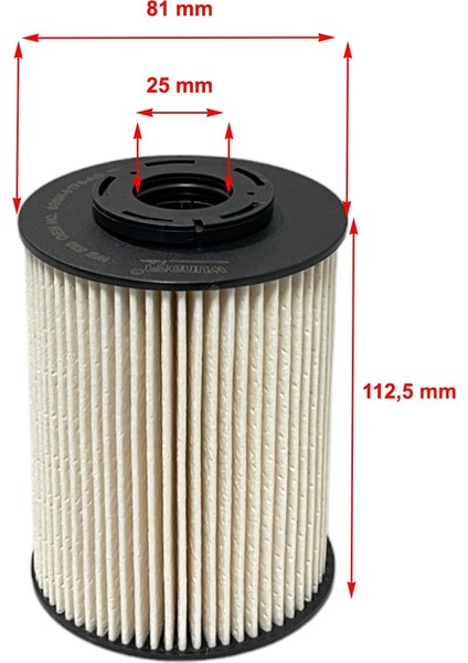 Volvo V50 (2.0 D 110-130 Kw, 2.4 D 120-132 Kw) Yakıt Filtresi