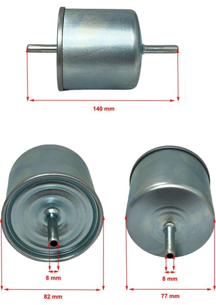 Ford Mondeo I, Iı (1.6, 1.8, 2.0, 2.5) 1992-2000 Benzin Filtresi