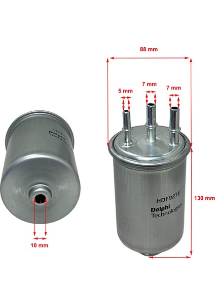 Ssanyong Kyron (2.0 Xdi 100-104 Kw, 2.7 Xdi 120 Kw) 2005-2014 Yakıt Filtresi fiyatları