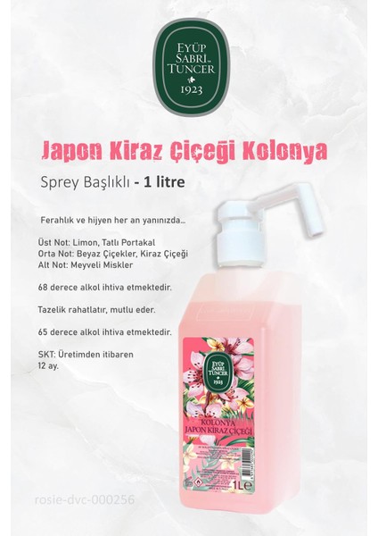 Sprey Başlıklı 1 Lt Bodrum Mandalinası, Japon Çiçeği, Klasik Limon ve Rosıe modelleri