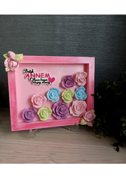 Anneler Günü Pano Bir Tek Annem Olsun Bana Birşey Olmaz Yazılı Pano