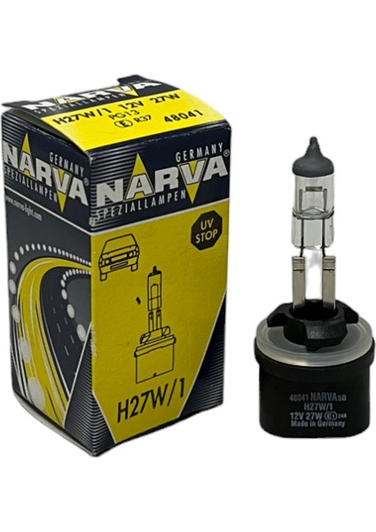 H27 12V 27W PG13 Düz Soketli Halojen Far Ampulü