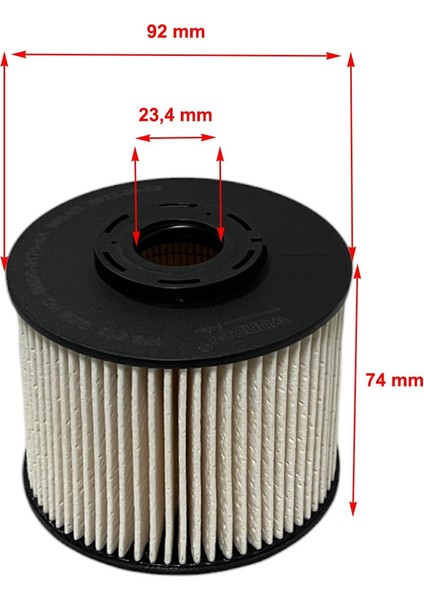 Citroen Jumpy (2.0 Hdi 72-94-120 Kw) 2010-2016 Yakıt Filtresi fiyatları