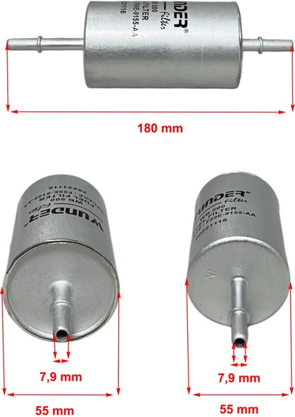 Volvo S40 Iı (1.6, 1.8, 2.0 2.4, 2.5) 2004-2012 Benzin Filtresi fiyatları