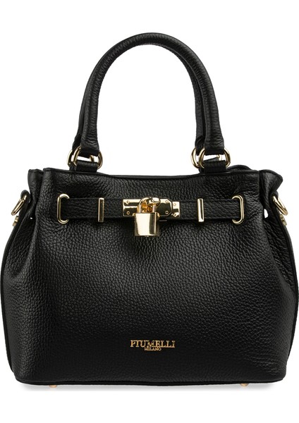 Kadın Çapraz Çanta Ebe S Piumelli Milano Bag D28 Black