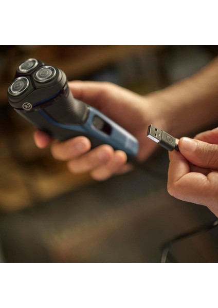 Sakal S3144/00 Shaver 3000 Series Tıraş Makinesi Siyah Islak ve Kuru 1-2 Saat 1-3 Şarjlı