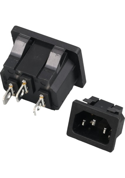 Power Kablo Soketi C14 Kulaksız Power Elektirik Kablosu Soketi