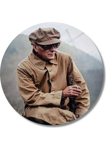 Yuvarlak Temperli Gerçek Cam Tablo Karizmatik Atatürk fiyatları