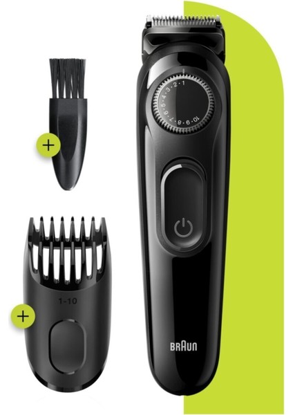 Kablosuz Bt 3222 Tıraş Makinesi Saç Sakal Şekillendirici Sakal 1-3 Ku