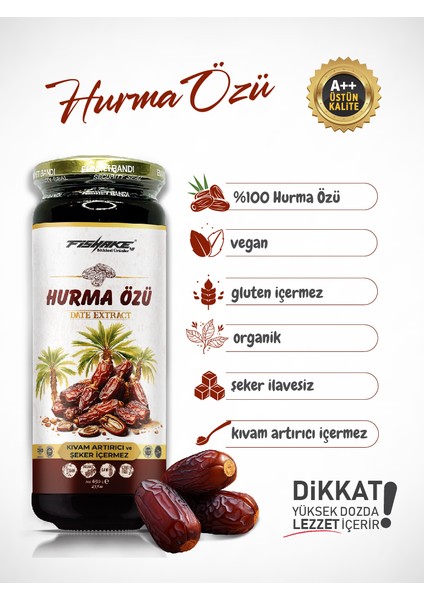 Hurma Özü (Soğuk Sıkım) 650 gr