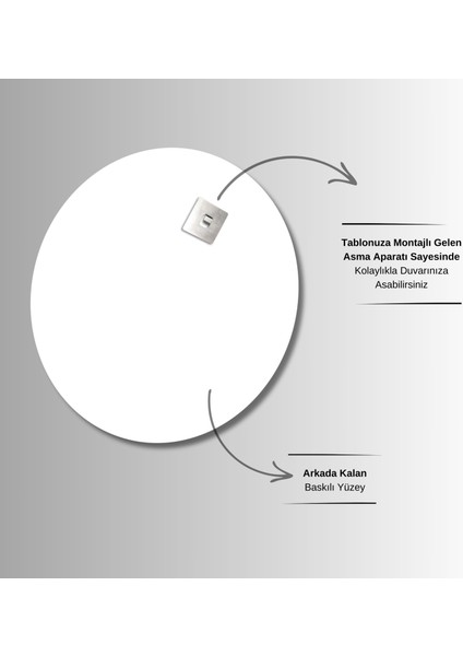 Yuvarlak Temperli Gerçek Cam Tablo Bayrak ve Atatürk Portresi indirimleri