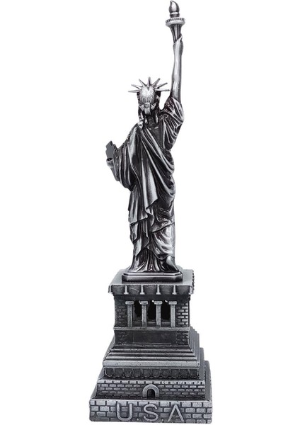 Vintage Metal Usa Özgürlük Heykeli Gümüş 32 cm fiyatları