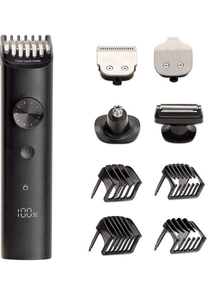 Siyah Grooming Kit Pro 5-10 1-2 Saat Saç-Sakal Şarjlı Islak ve Kuru fiyatları