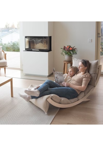 Sallanan Mindersiz Çocuk Yatağı Yetişkin Yer Yatağı Mindersiz Sallanan Dinlenme Koltuğu Yalnızca Ahşap Tv Koltuğu fiyatları